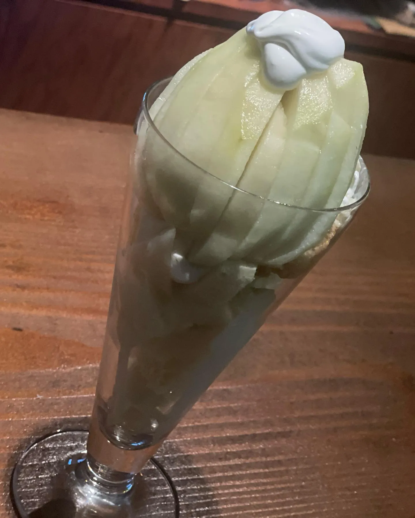 今月のパフェです